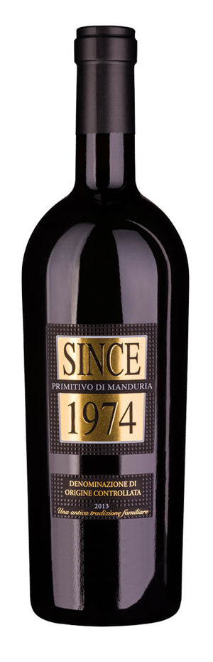 Since 1974 Primitivo di Manduria DOP